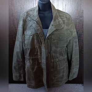 Style & Co. Camouflage Military Jacket